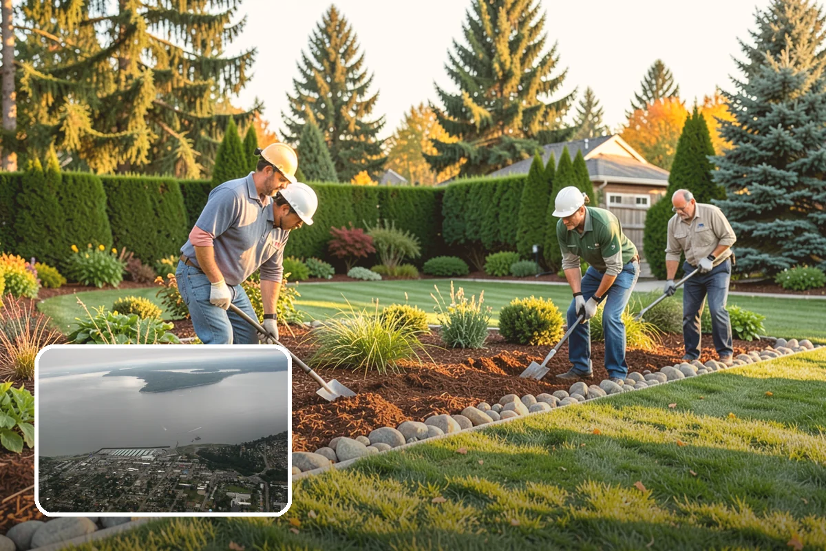 Waterfall Installation in Des Moines, King County, WA - The sight and sound of cascading water