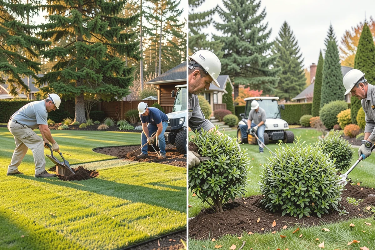 Waterfall Installation in Edgewood, Pierce County, WA - Design the waterfall and water path