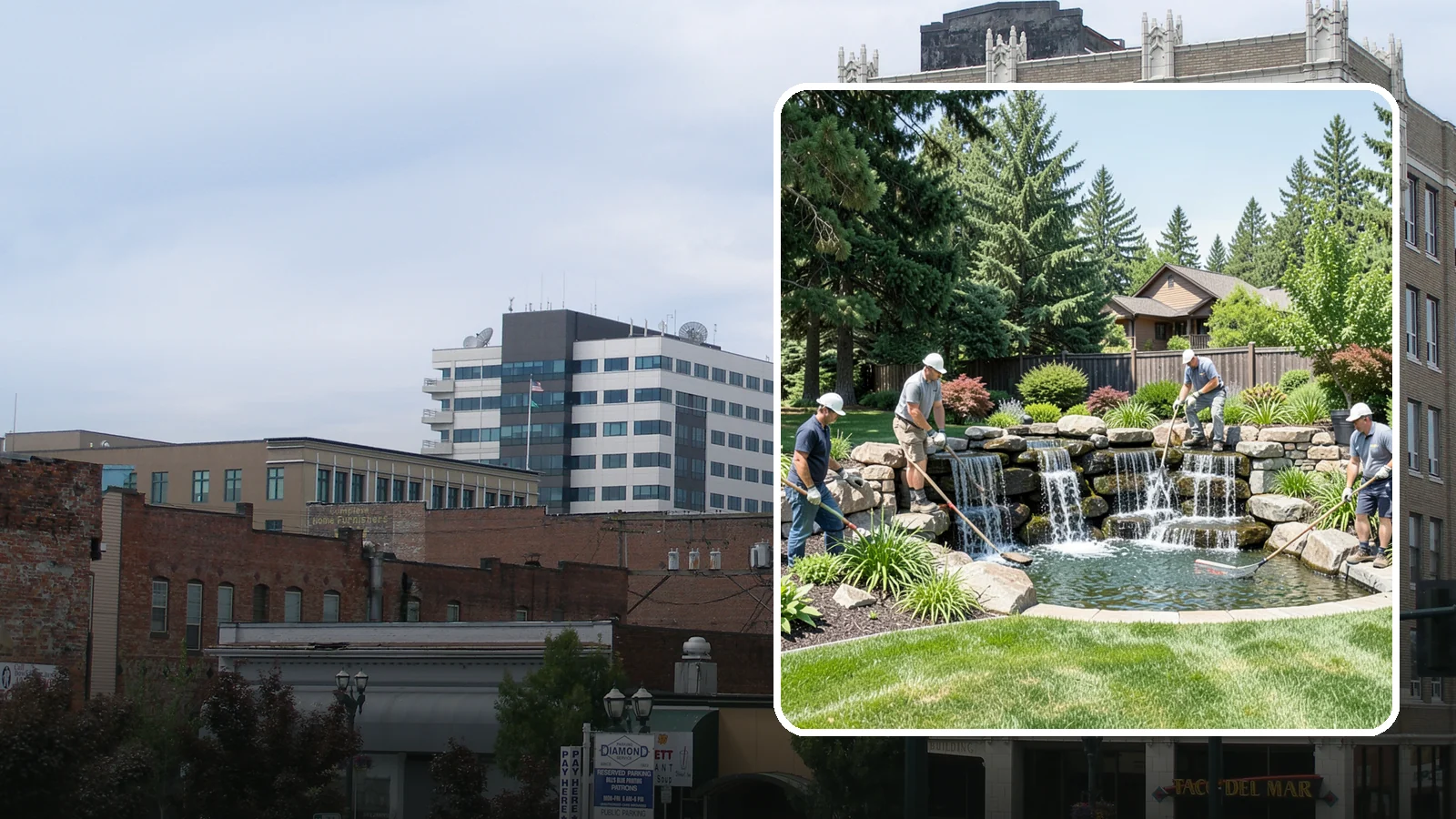 Waterfall Installation in Everett, Snohomish County, WA - Natural-looking waterfalls that add the sight and sound of cascading water to your landscape.