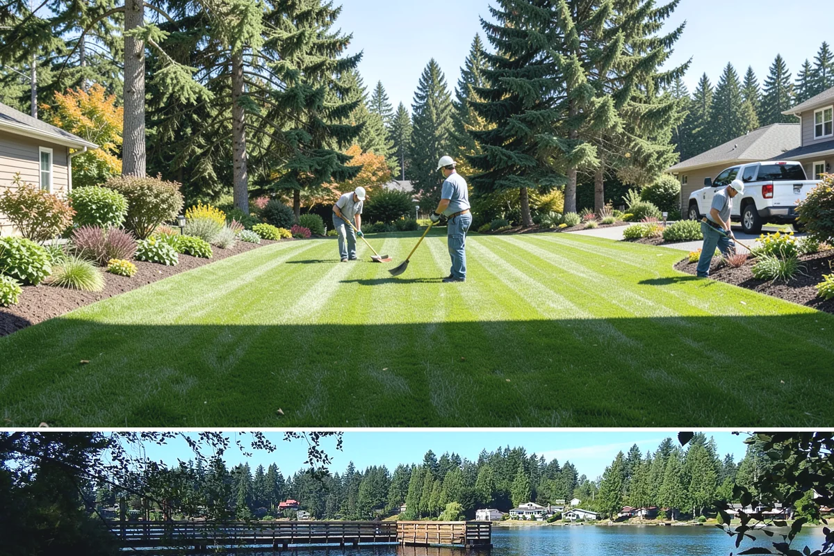 Waterfall Installation in Federal Way, King County, WA - Best built spring through fall.