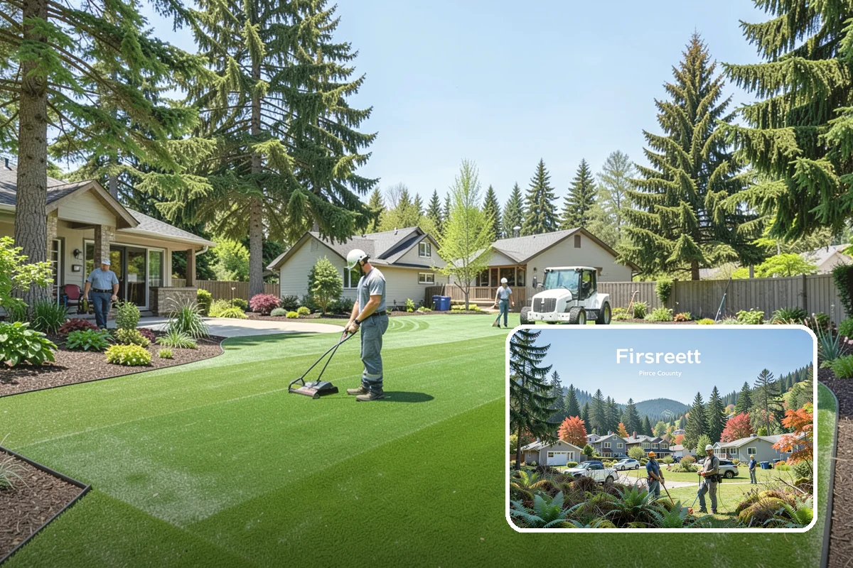 Waterfall Installation in Fircrest, Pierce County, WA - The sight and sound of cascading water
