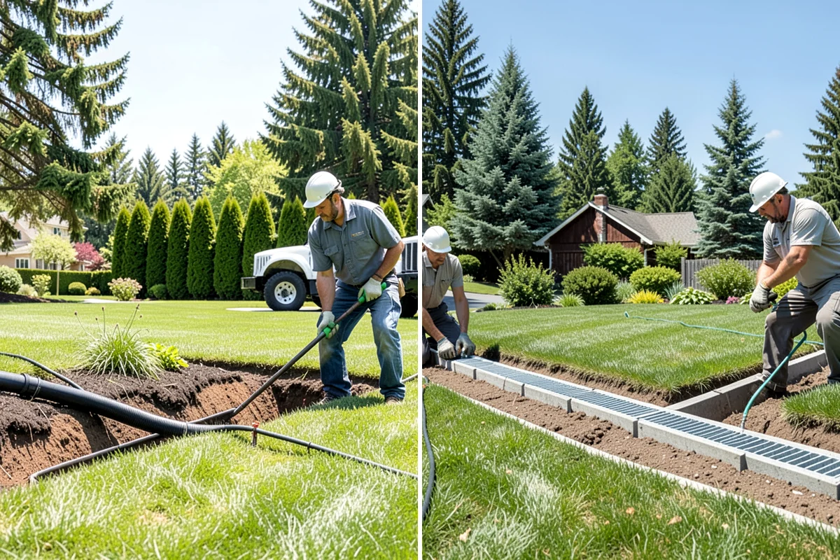 Waterfall Installation in Fircrest, Pierce County, WA - Design the waterfall and water path