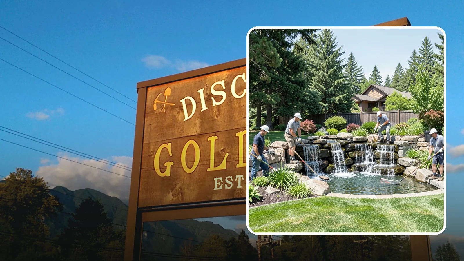 Waterfall Installation in Gold Bar, Snohomish County, WA - Natural-looking waterfalls that add the sight and sound of cascading water to your landscape.