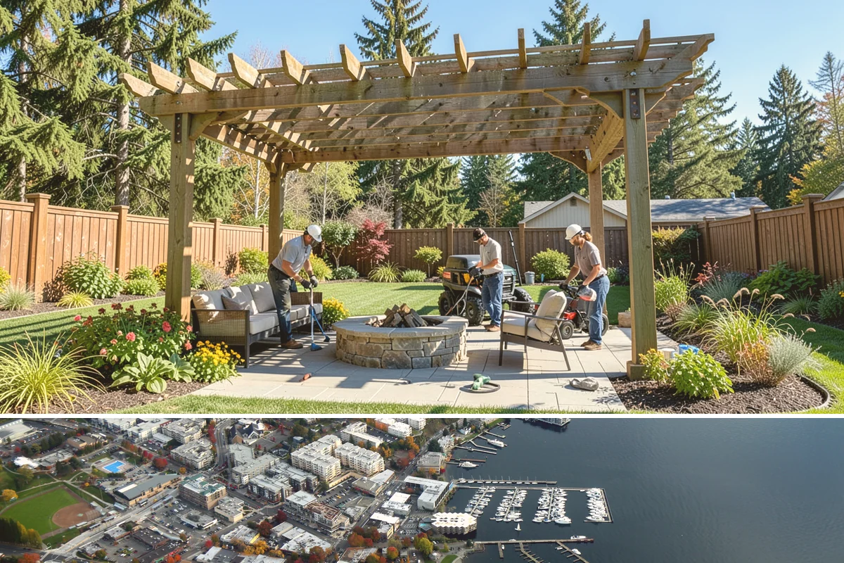 Waterfall Installation in Kirkland, King County, WA - Best built spring through fall.