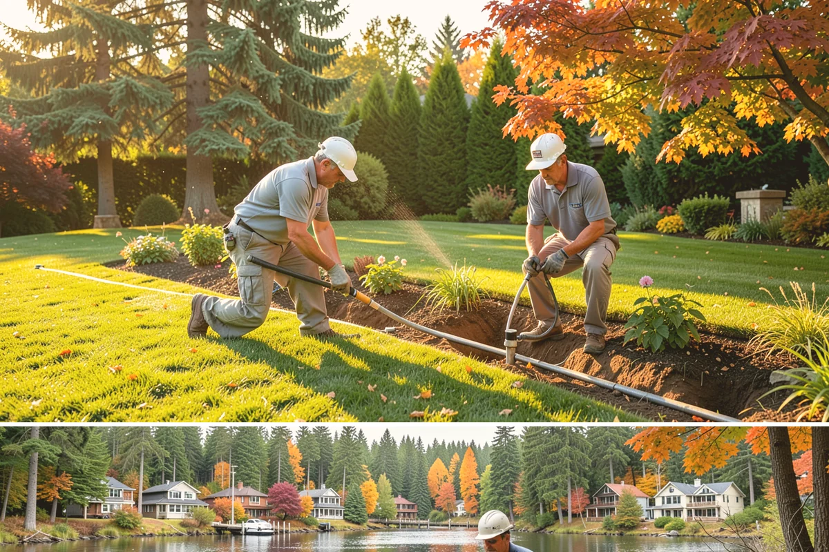 Waterfall Installation in La Conner, Skagit County, WA - Best built spring through fall.
