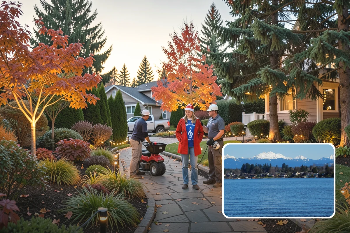 Waterfall Installation in Lake Stevens, Snohomish County, WA - The sight and sound of cascading water