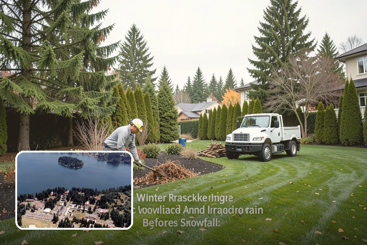 Waterfall Installation in Lakewood, Pierce County, WA - The sight and sound of cascading water