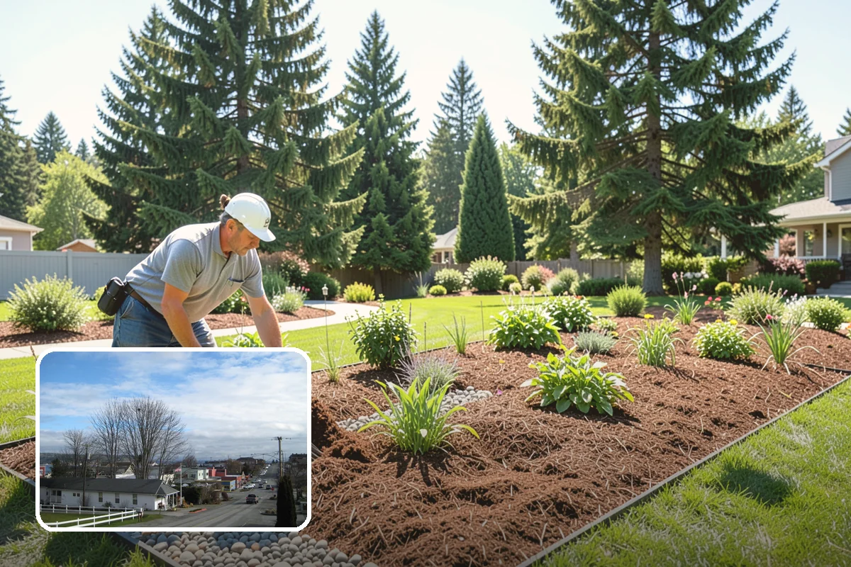 Waterfall Installation in Langley, Island County, WA - The sight and sound of cascading water