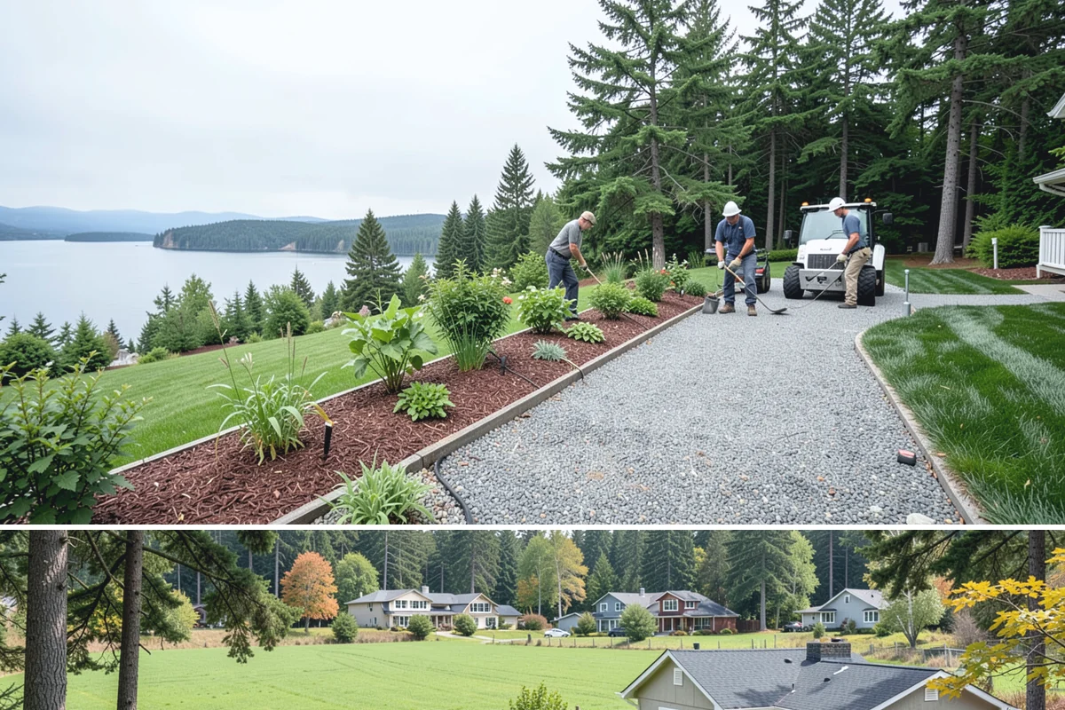 Waterfall Installation in Lyman, Skagit County, WA - Best built spring through fall.