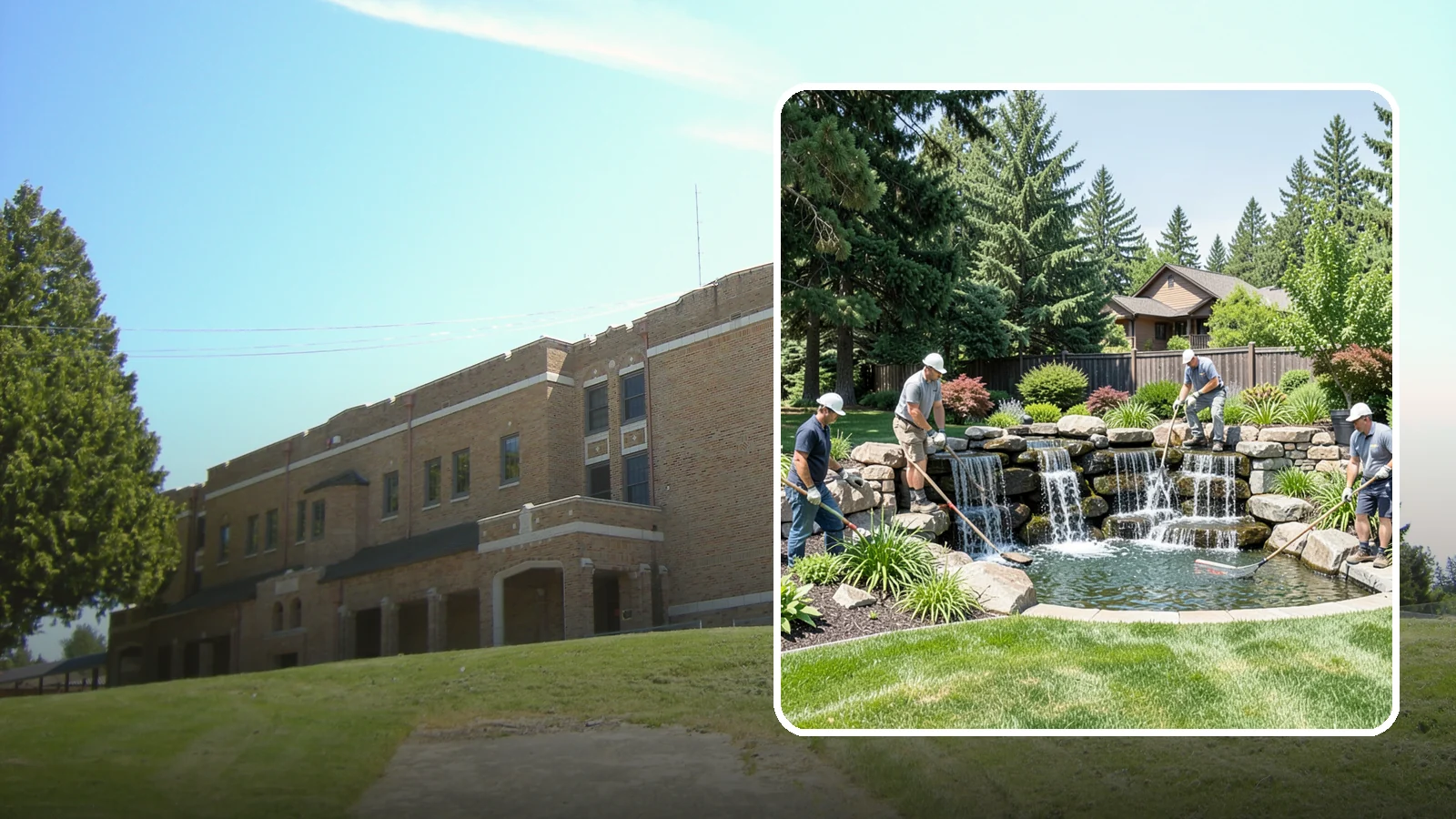 Waterfall Installation in Maple Valley, King County, WA - Natural-looking waterfalls that add the sight and sound of cascading water to your landscape.