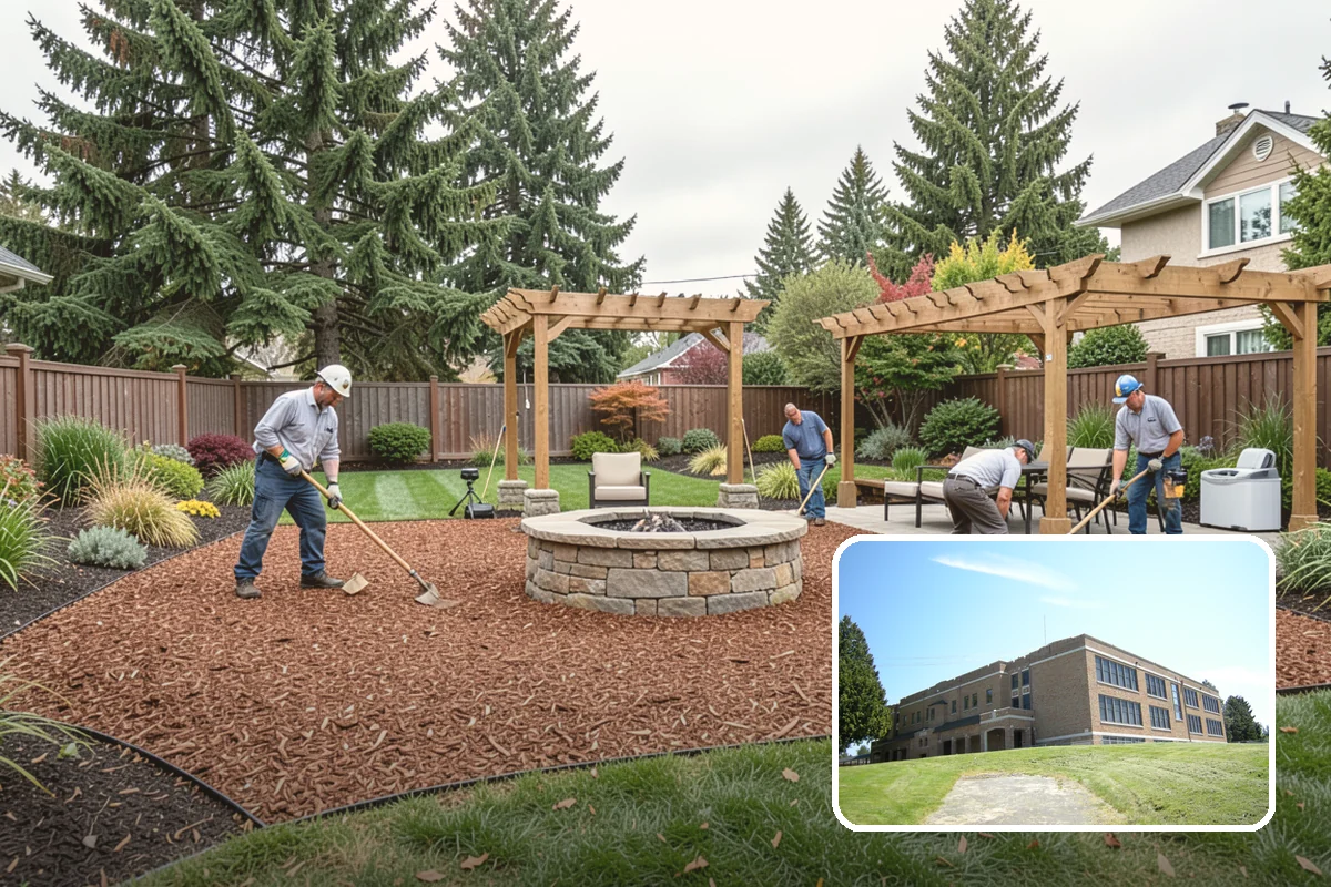 Waterfall Installation in Maple Valley, King County, WA - The sight and sound of cascading water