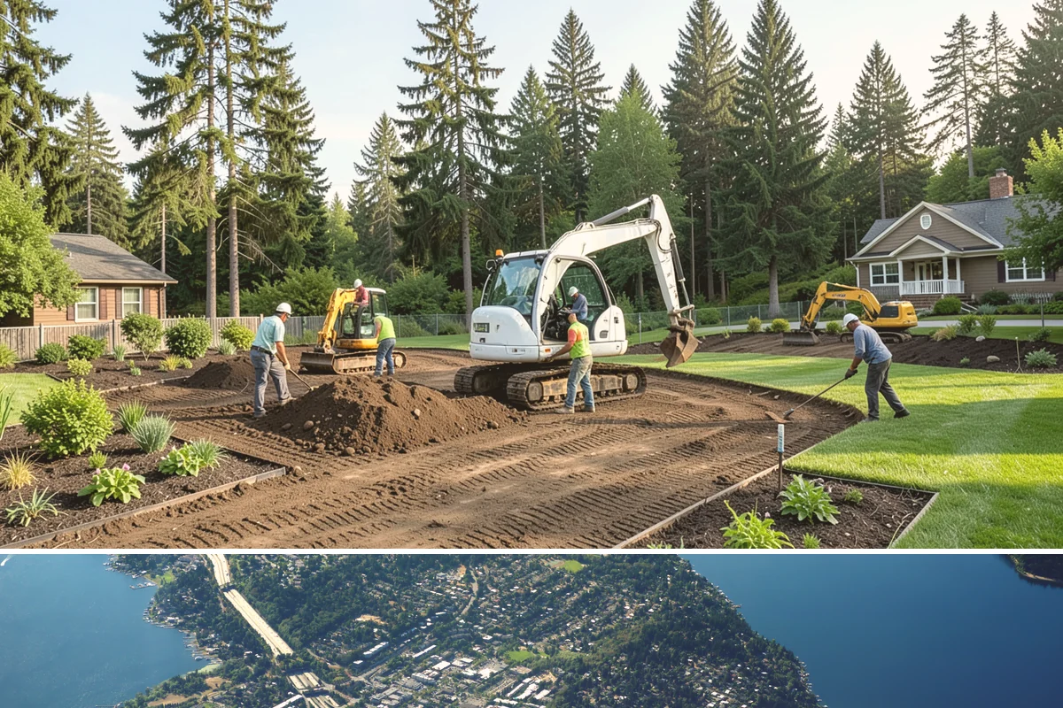 Waterfall Installation in Mercer Island, King County, WA - Best built spring through fall.