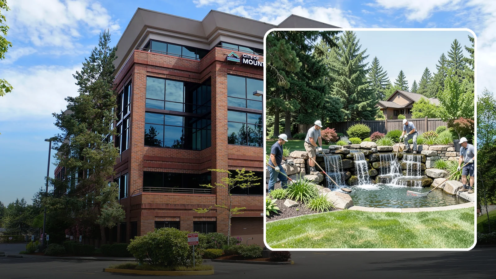 Waterfall Installation in Mountlake Terrace, Snohomish County, WA - Natural-looking waterfalls that add the sight and sound of cascading water to your landscape.
