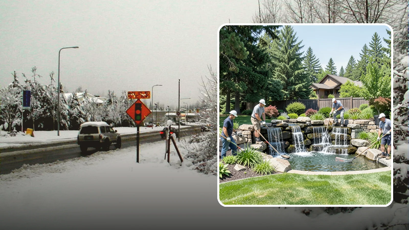 Waterfall Installation in Newcastle, King County, WA - Natural-looking waterfalls that add the sight and sound of cascading water to your landscape.