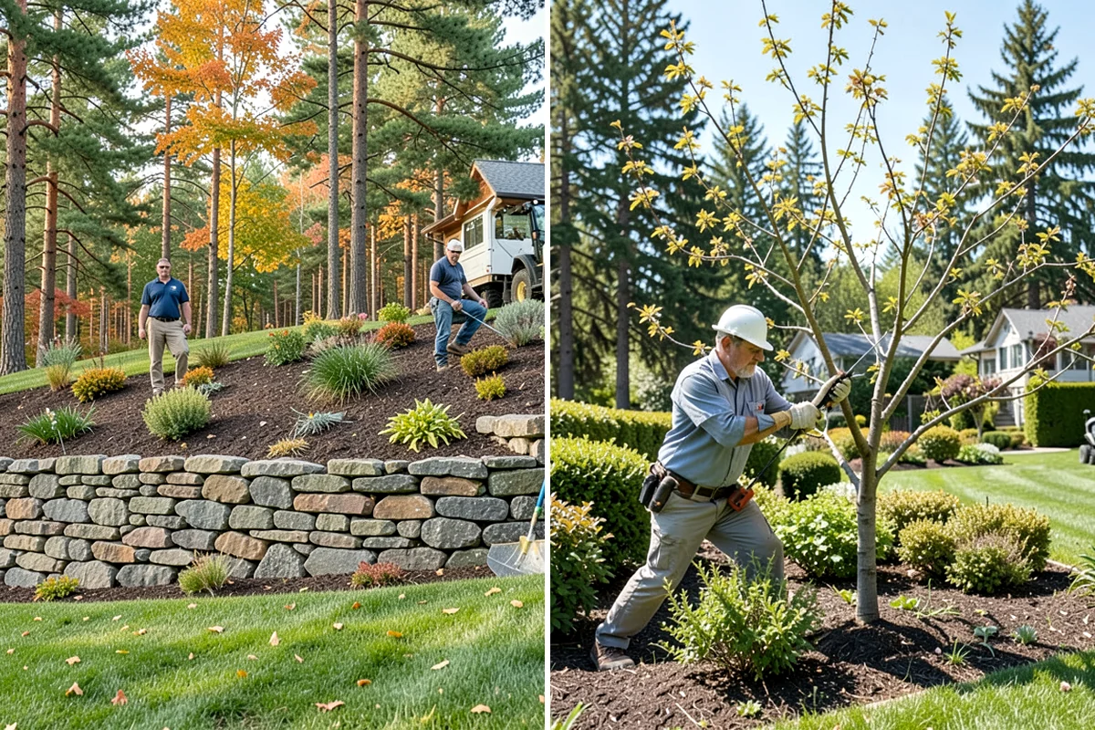Waterfall Installation in Normandy Park, King County, WA - Design the waterfall and water path