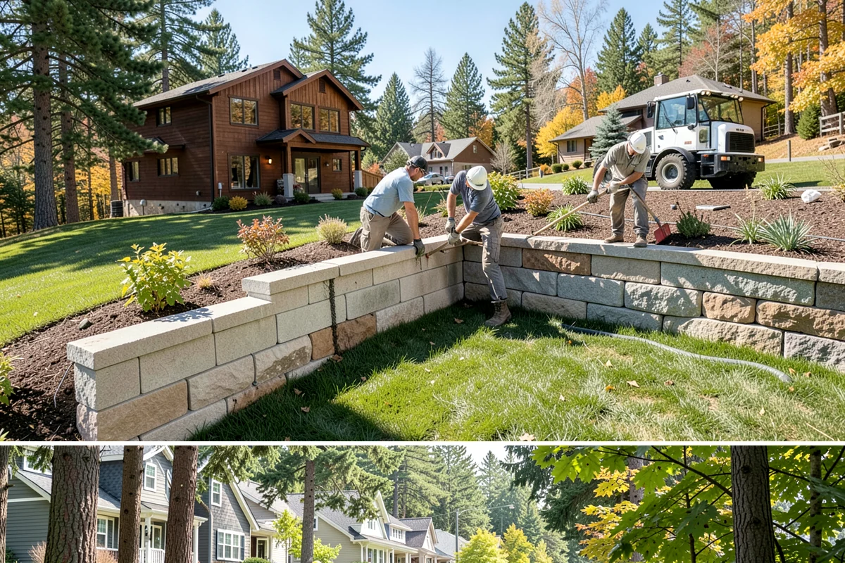 Waterfall Installation in Normandy Park, King County, WA - Best built spring through fall.