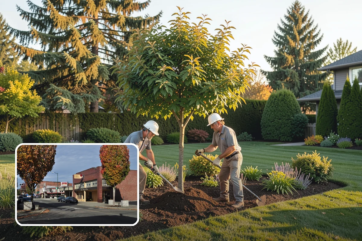 Waterfall Installation in Puyallup, Pierce County, WA - The sight and sound of cascading water