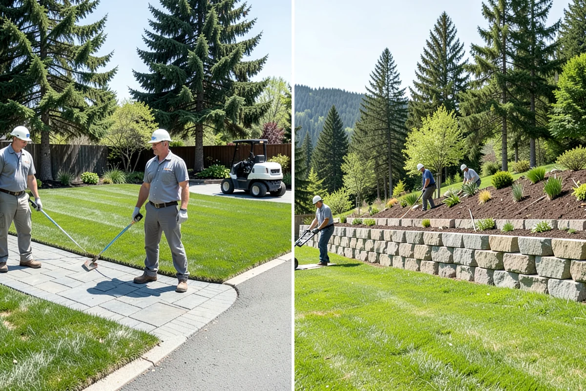 Waterfall Installation in Puyallup, Pierce County, WA - Design the waterfall and water path