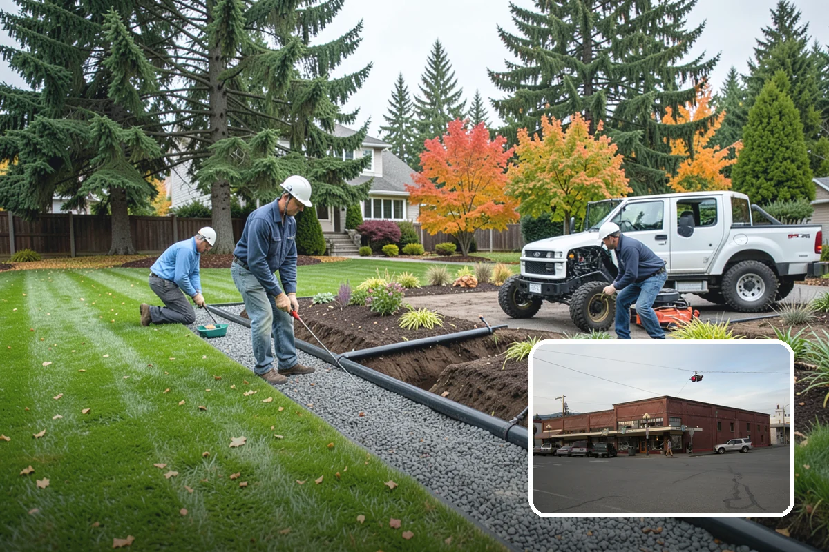 Waterfall Installation in Sedro-Woolley, Skagit County, WA - The sight and sound of cascading water