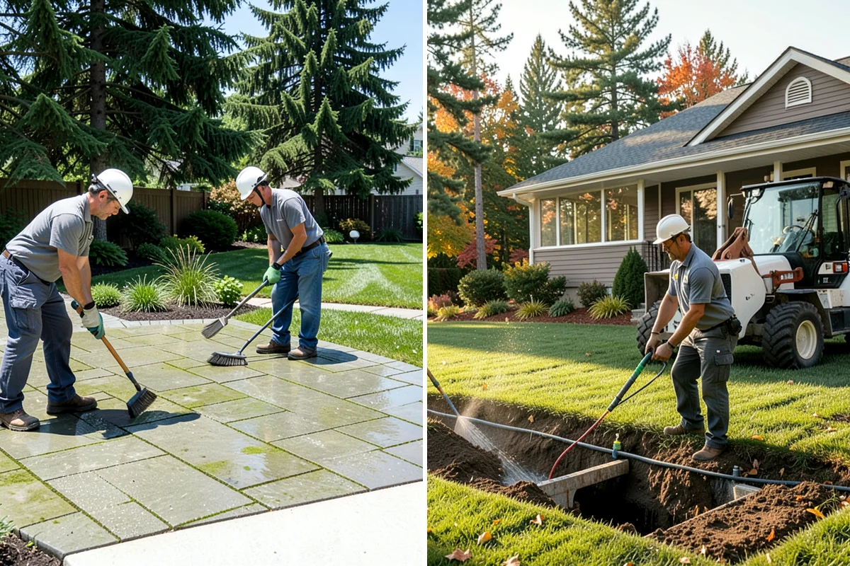 Waterfall Installation in Shoreline, King County, WA - Design the waterfall and water path