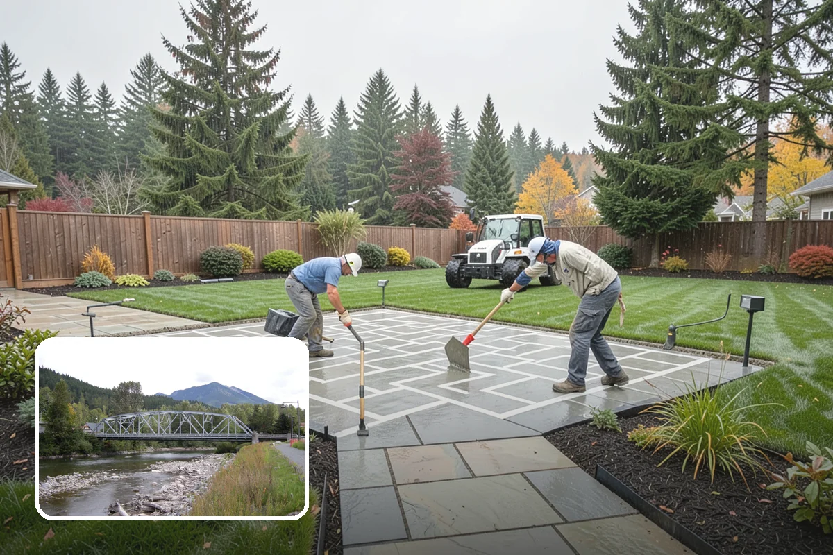 Waterfall Installation in Skykomish, King County, WA - The sight and sound of cascading water
