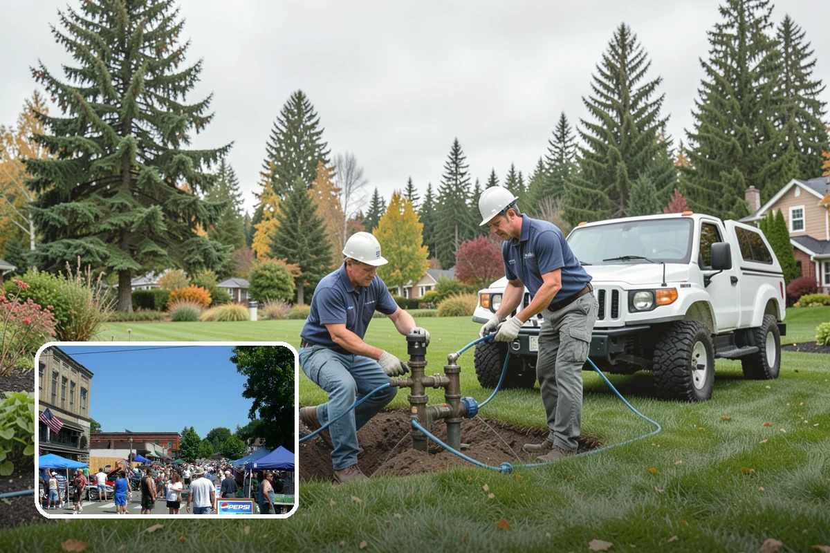 Waterfall Installation in Snohomish, Snohomish County, WA - The sight and sound of cascading water