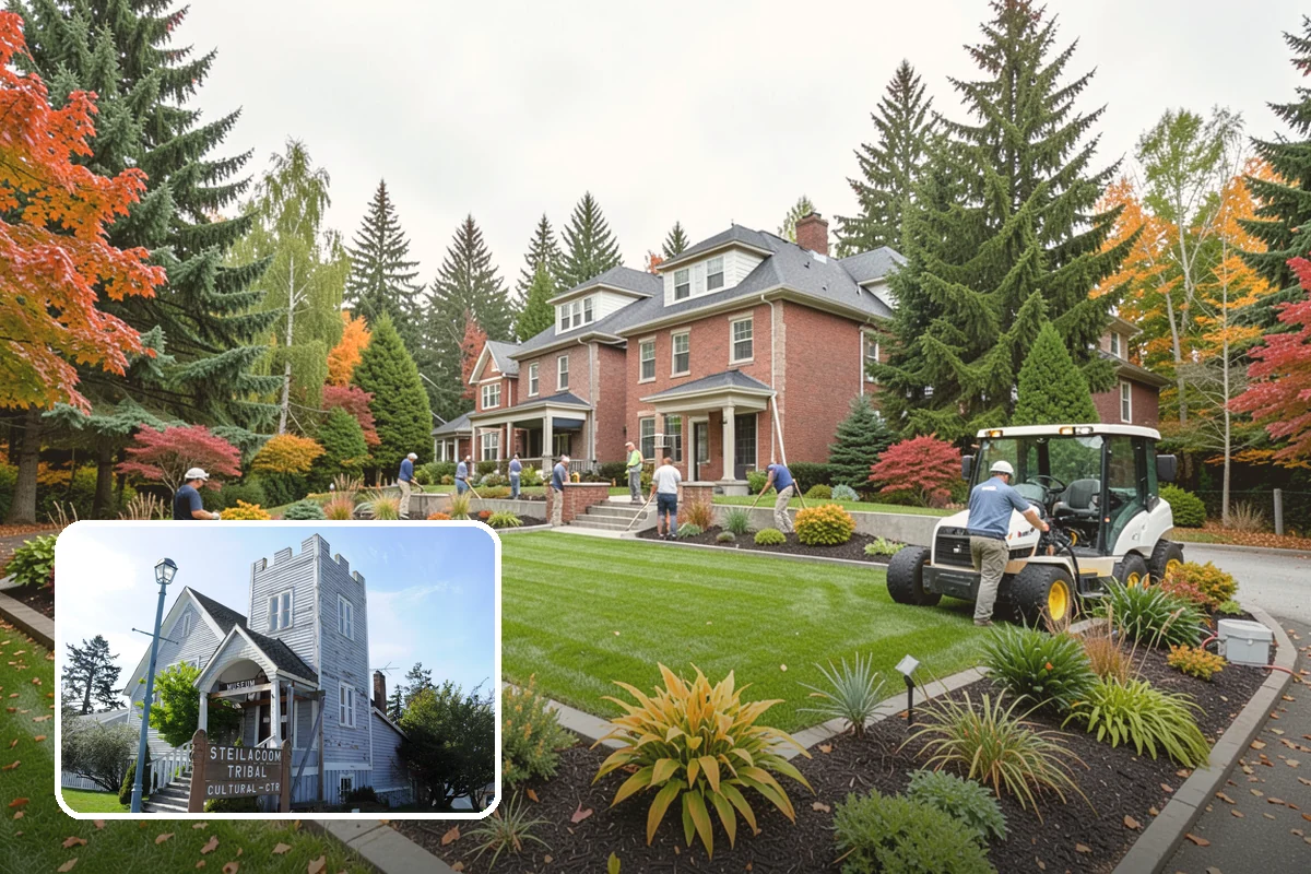 Waterfall Installation in Steilacoom, Pierce County, WA - The sight and sound of cascading water
