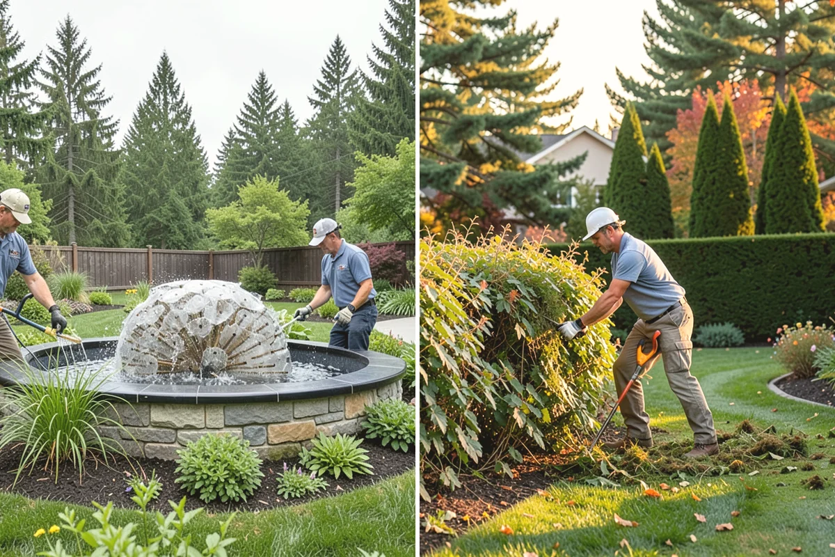 Waterfall Installation in Tacoma, Pierce County, WA - Design the waterfall and water path