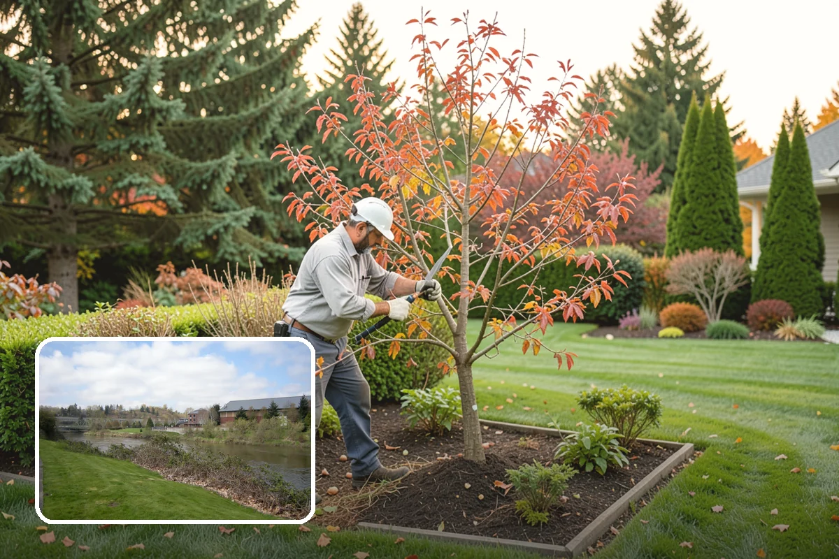 Waterfall Installation in Tukwila, King County, WA - The sight and sound of cascading water