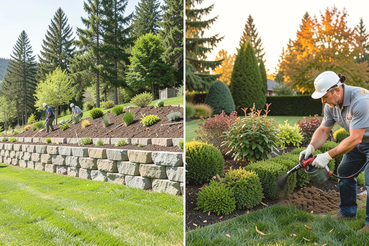 Waterfall Installation in University Place, Pierce County, WA - Design the waterfall and water path