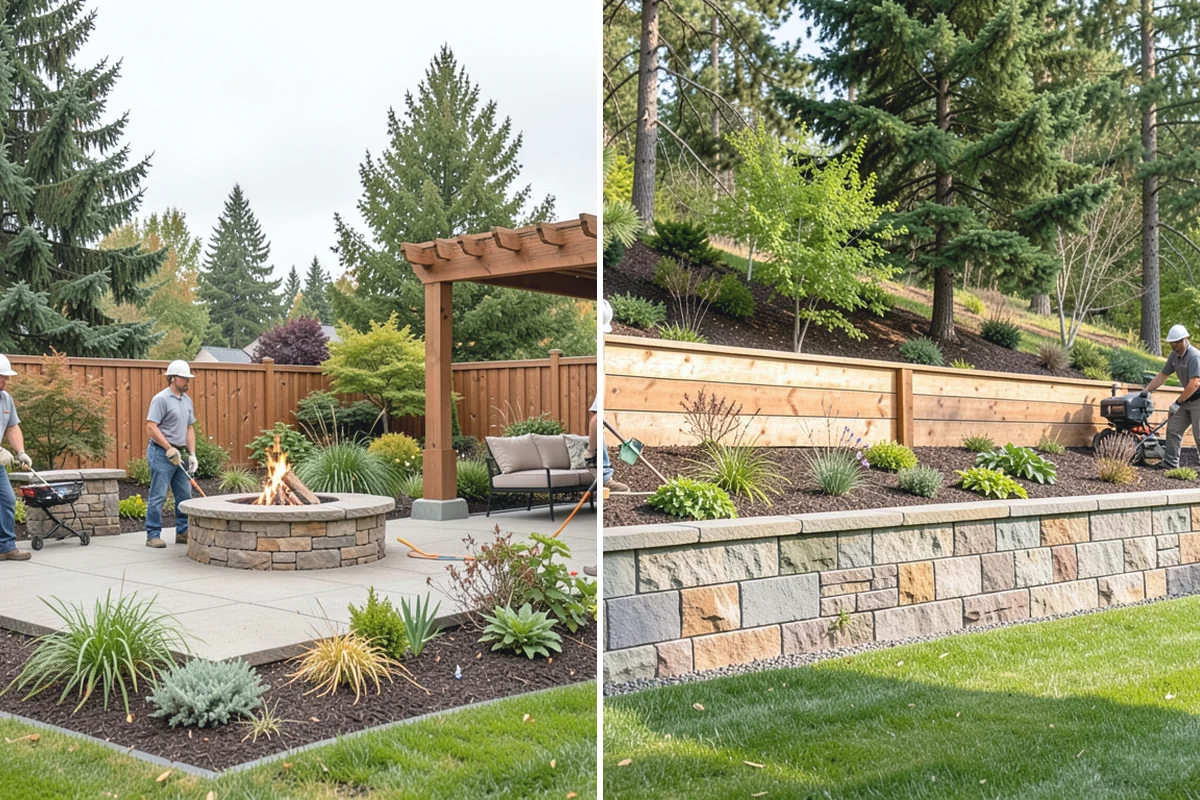 Waterfall Installation in Wilkeson, Pierce County, WA - Design the waterfall and water path