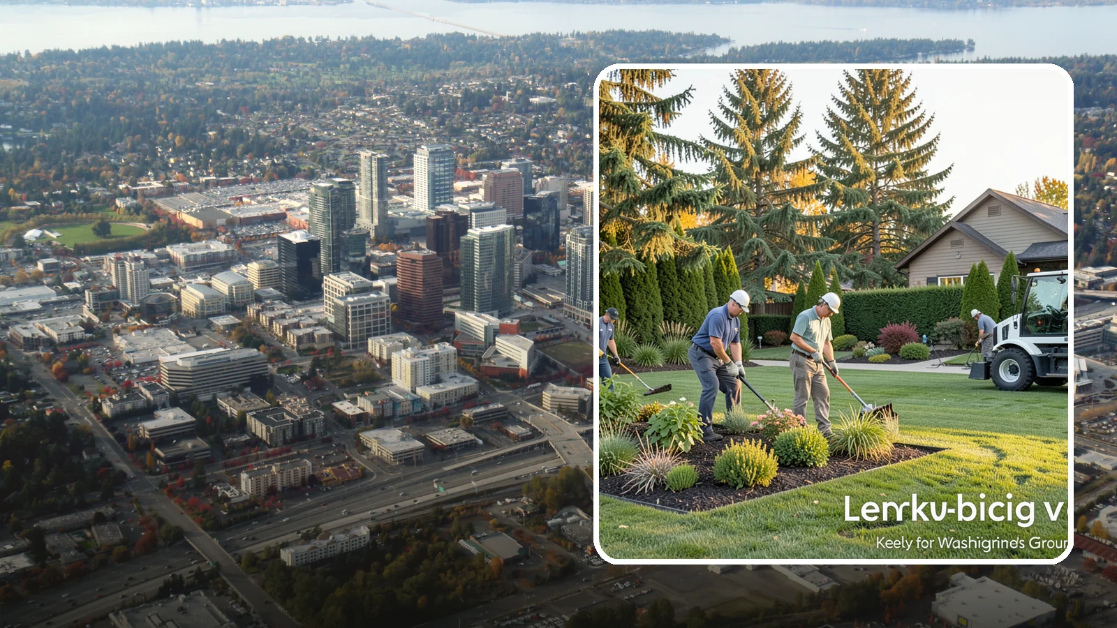 Weekly Landscape Maintenance in Bellevue, King County, WA - High-frequency grounds care that keeps busy, high-visibility properties immaculate week after week.