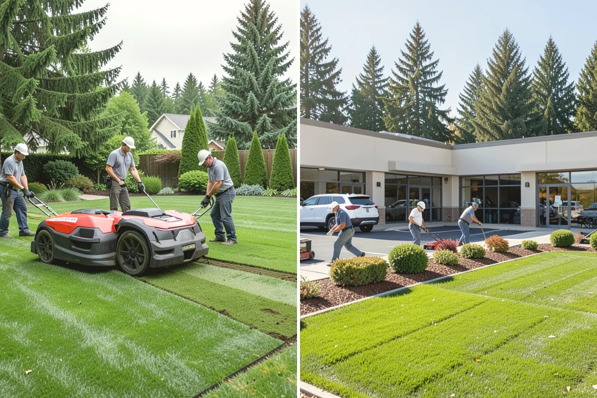 Weekly Landscape Maintenance in Burien, King County, WA - Confirm weekly service is warranted by growth and visibility needs