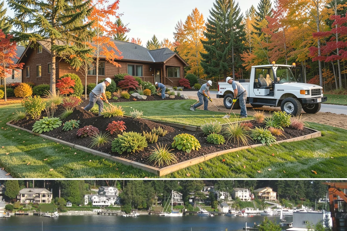 Weekly Landscape Maintenance in Gig Harbor, Pierce County, WA - Most valuable spring through fall when PNW growth peaks, with the option to reduce frequency during the slower, wetter winter...