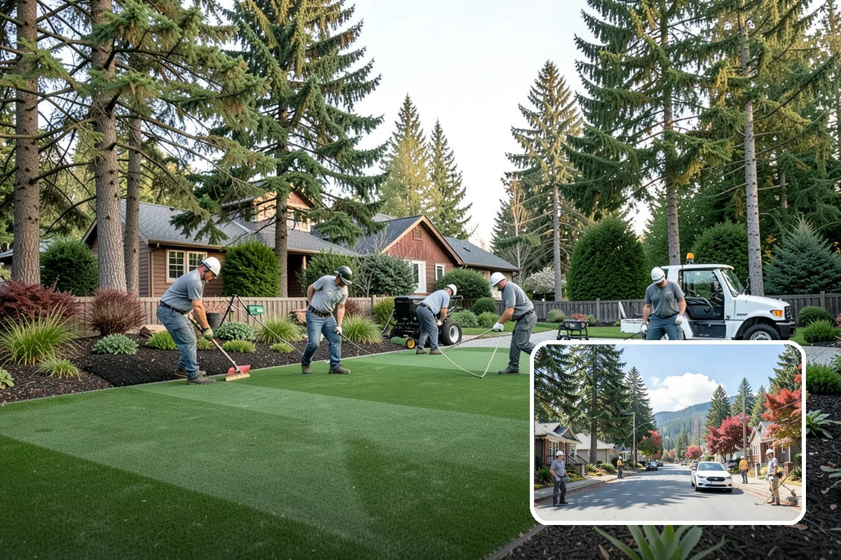 Weekly Landscape Maintenance in Hunts Point, King County, WA - Immaculate, always-groomed appearance every week