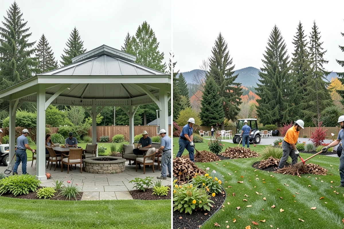 Weekly Landscape Maintenance in Hunts Point, King County, WA - Confirm weekly service is warranted by growth and visibility needs