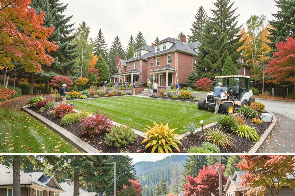 Weekly Landscape Maintenance in Hunts Point, King County, WA - Most valuable spring through fall when PNW growth peaks, with the option to reduce frequency during the slower, wetter winter...