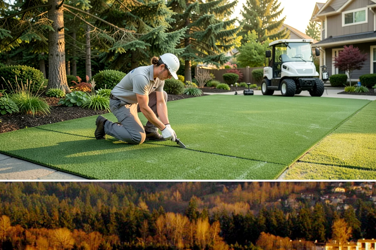Weekly Landscape Maintenance in Kenmore, King County, WA - Most valuable spring through fall when PNW growth peaks, with the option to reduce frequency during the slower, wetter winter...