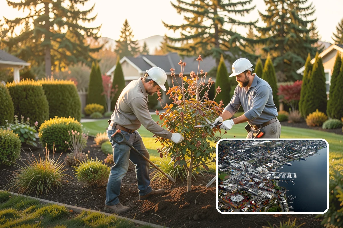 Weekly Landscape Maintenance in Kirkland, King County, WA - Immaculate, always-groomed appearance every week