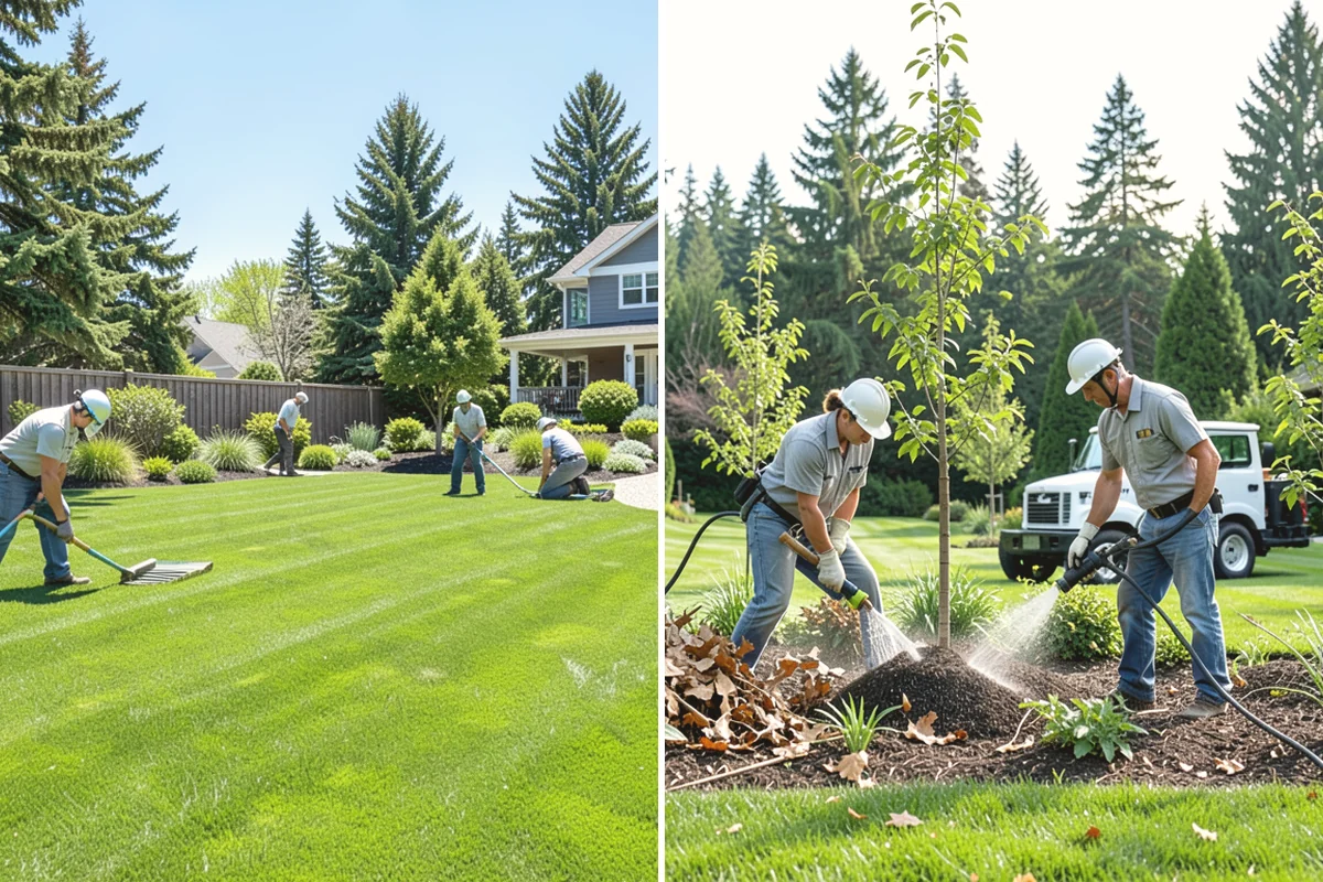 Weekly Landscape Maintenance in La Conner, Skagit County, WA - Confirm weekly service is warranted by growth and visibility needs