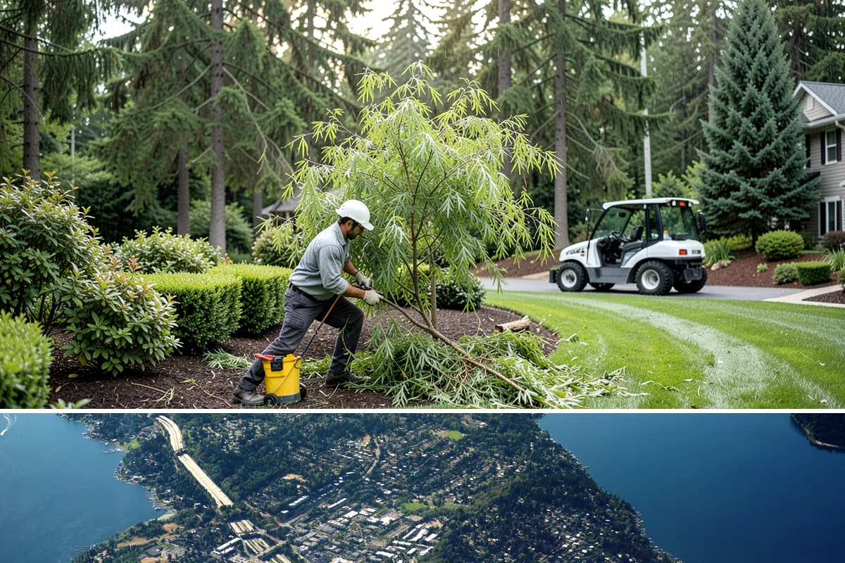 Weekly Landscape Maintenance in Mercer Island, King County, WA - Most valuable spring through fall when PNW growth peaks, with the option to reduce frequency during the slower, wetter winter...