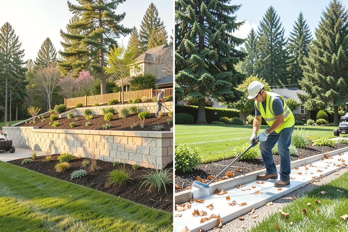 Weekly Landscape Maintenance in Mukilteo, Snohomish County, WA - Confirm weekly service is warranted by growth and visibility needs