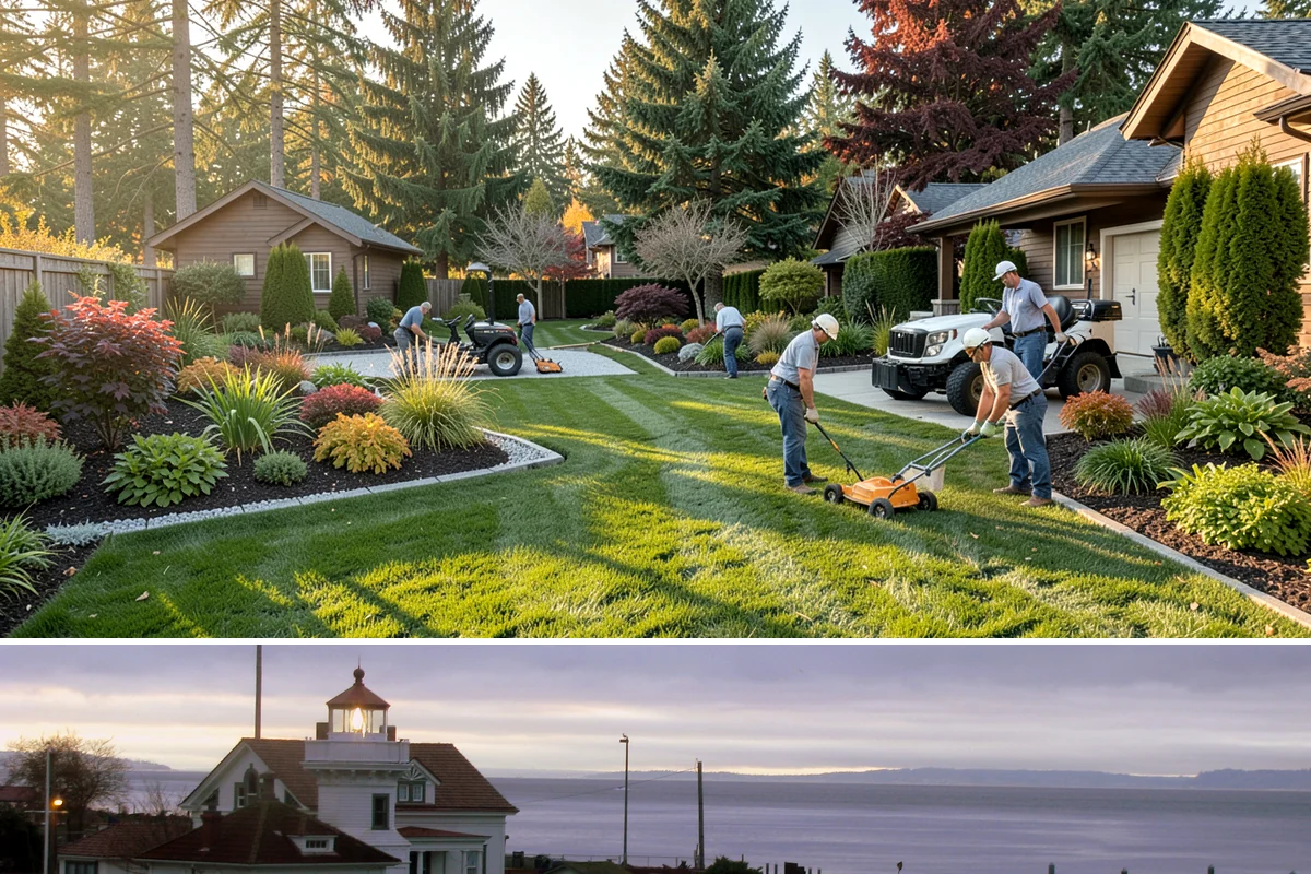 Weekly Landscape Maintenance in Mukilteo, Snohomish County, WA - Most valuable spring through fall when PNW growth peaks, with the option to reduce frequency during the slower, wetter winter...