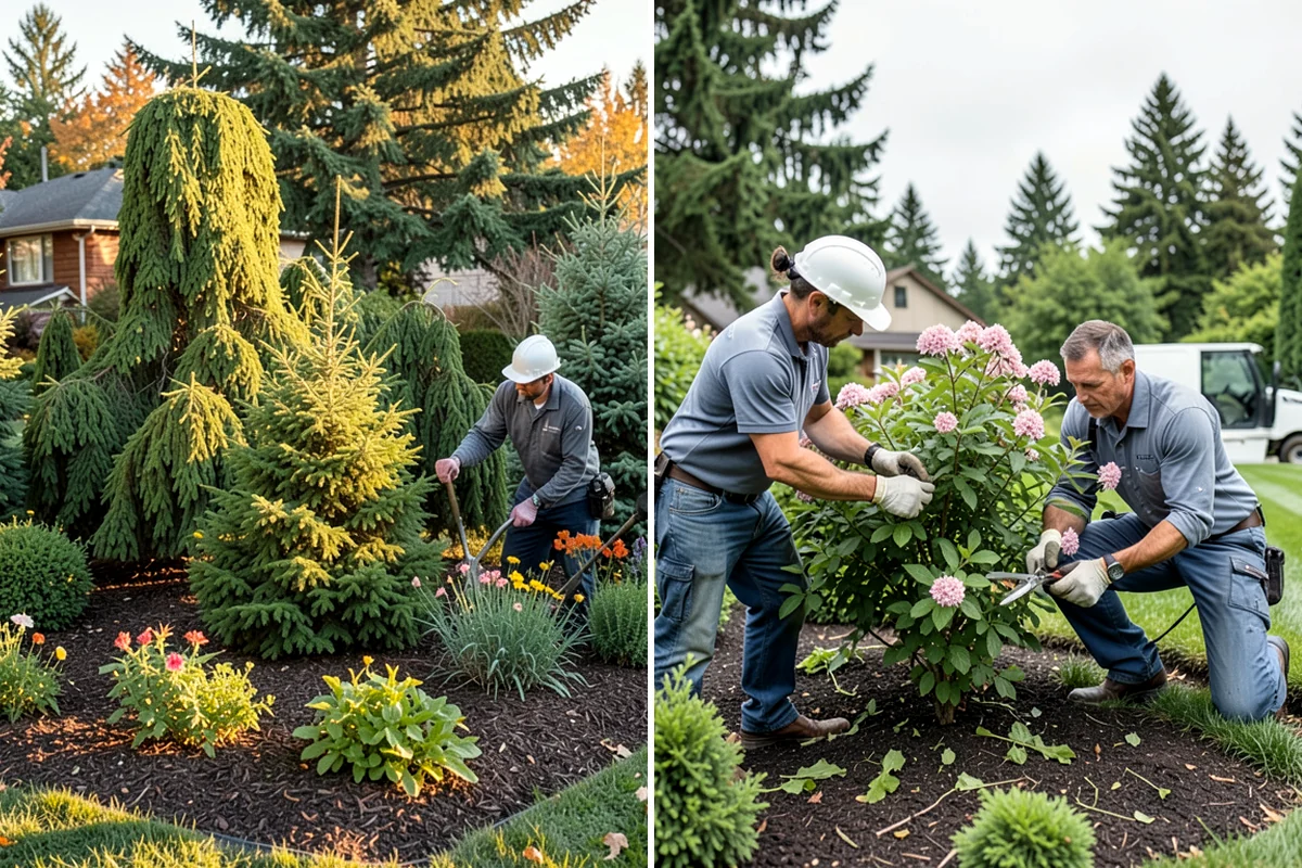 Weekly Landscape Maintenance in Normandy Park, King County, WA - Confirm weekly service is warranted by growth and visibility needs