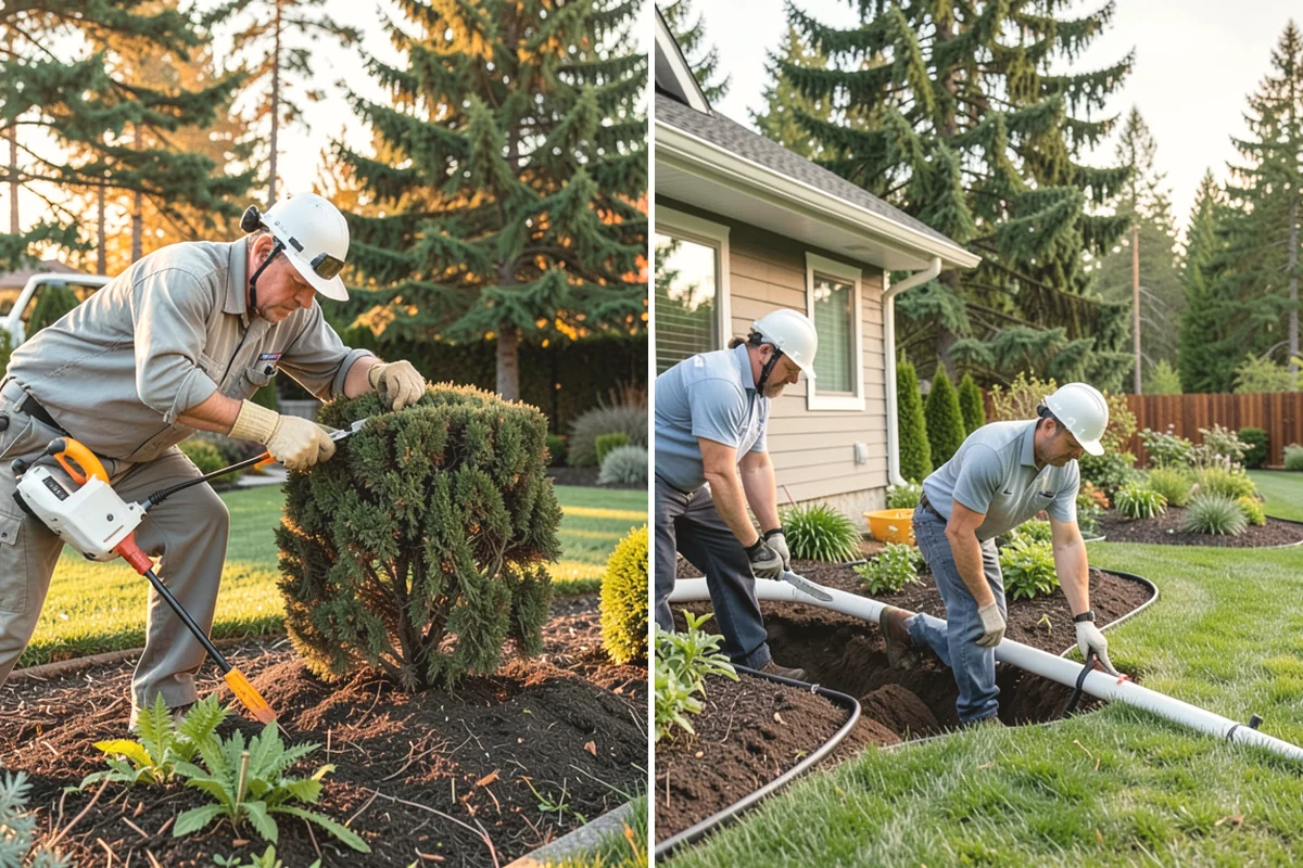 Weekly Landscape Maintenance in North Bend, King County, WA - Confirm weekly service is warranted by growth and visibility needs