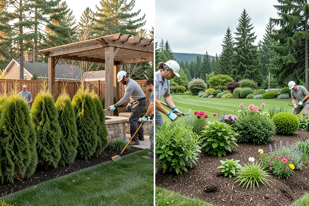 Weekly Landscape Maintenance in Sedro-Woolley, Skagit County, WA - Confirm weekly service is warranted by growth and visibility needs