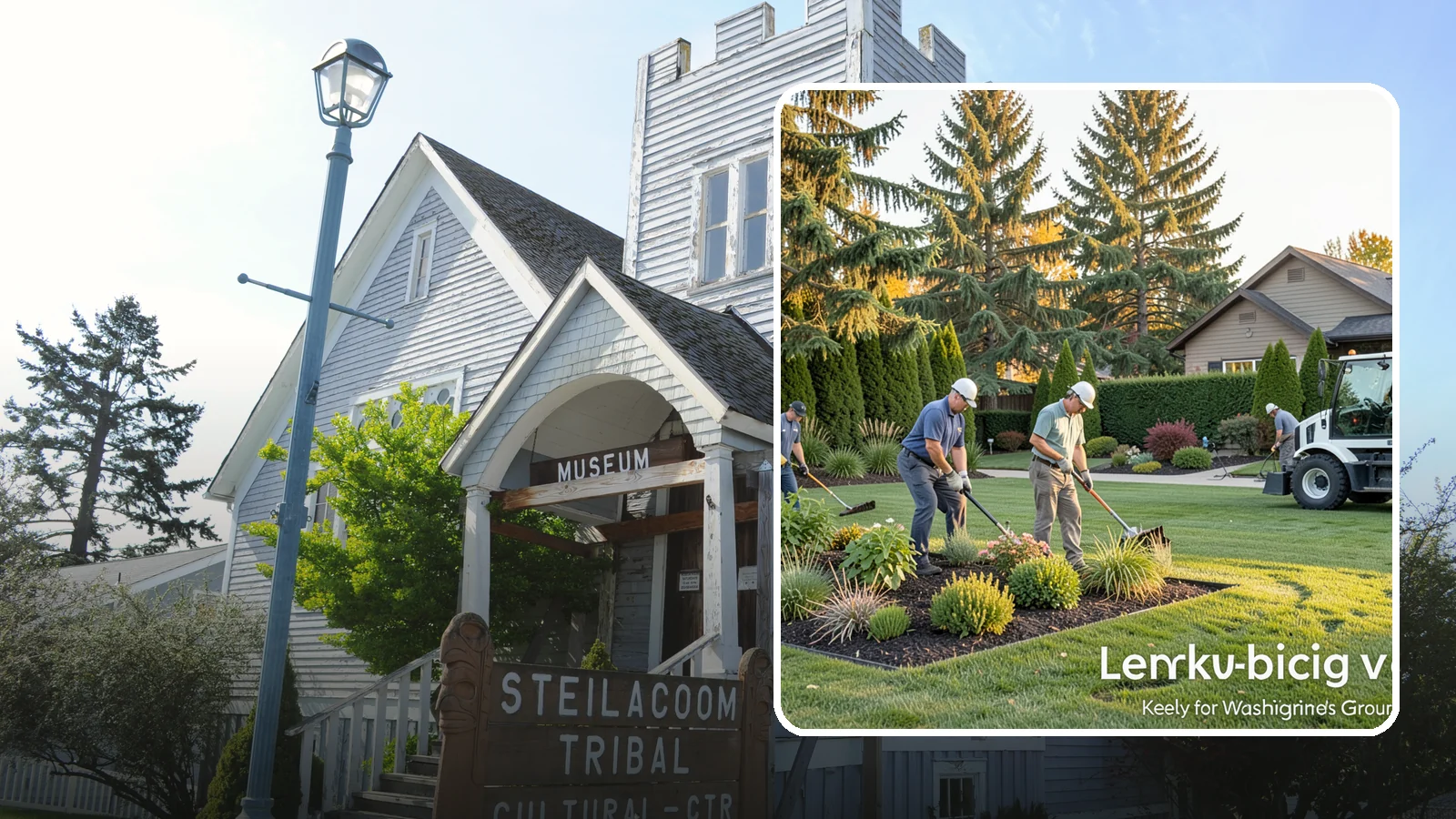 Weekly Landscape Maintenance in Steilacoom, Pierce County, WA - High-frequency grounds care that keeps busy, high-visibility properties immaculate week after week.