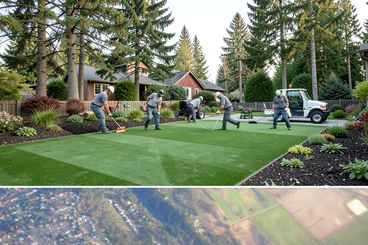 Weekly Lawn Mowing in Algona, King County, WA - Weekly service is busiest from April through September when Western Washington growth peaks, then tapers as autumn rains slow the...