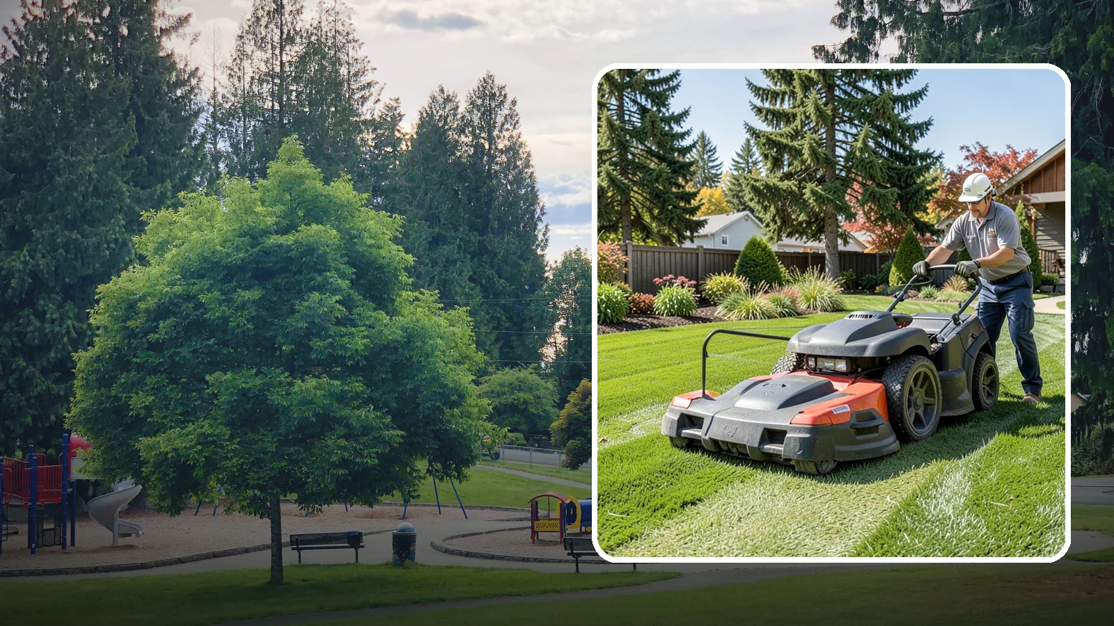 Weekly Lawn Mowing in Bonney Lake, Pierce County, WA - Keep your Puget Sound turf tidy with dependable seven-day mowing that matches our region's fast spring and summer growth.