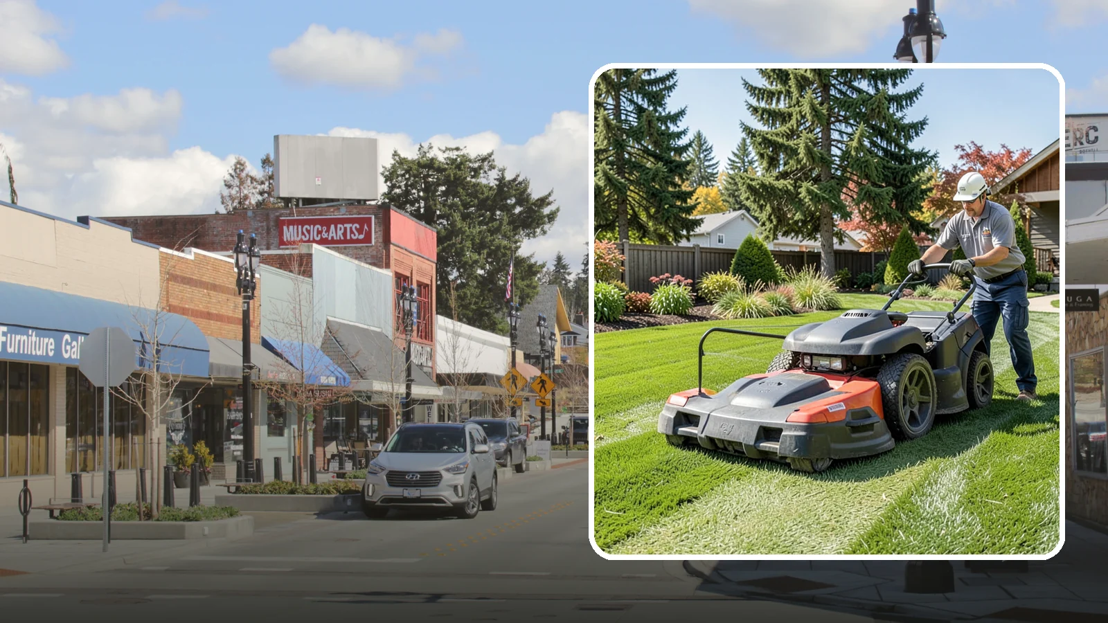 Weekly Lawn Mowing in Bothell, King County, WA - Keep your Puget Sound turf tidy with dependable seven-day mowing that matches our region's fast spring and summer growth.